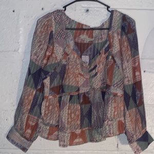 American Eagle western blouses